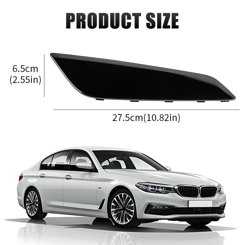 Right Passenger Side Fender Duct Trim Gloss Black For 2017-2020 for BMW G30 5 Series