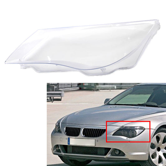 Transparent Headlight Headlamp Lens Cover for BMW 6 Series E63 E64 M6 2008-2010