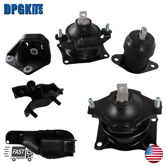 6PCS Engine Motor  Trans Mount Set Fits 2003-2007 for Honda Accord 2.4L Automatic