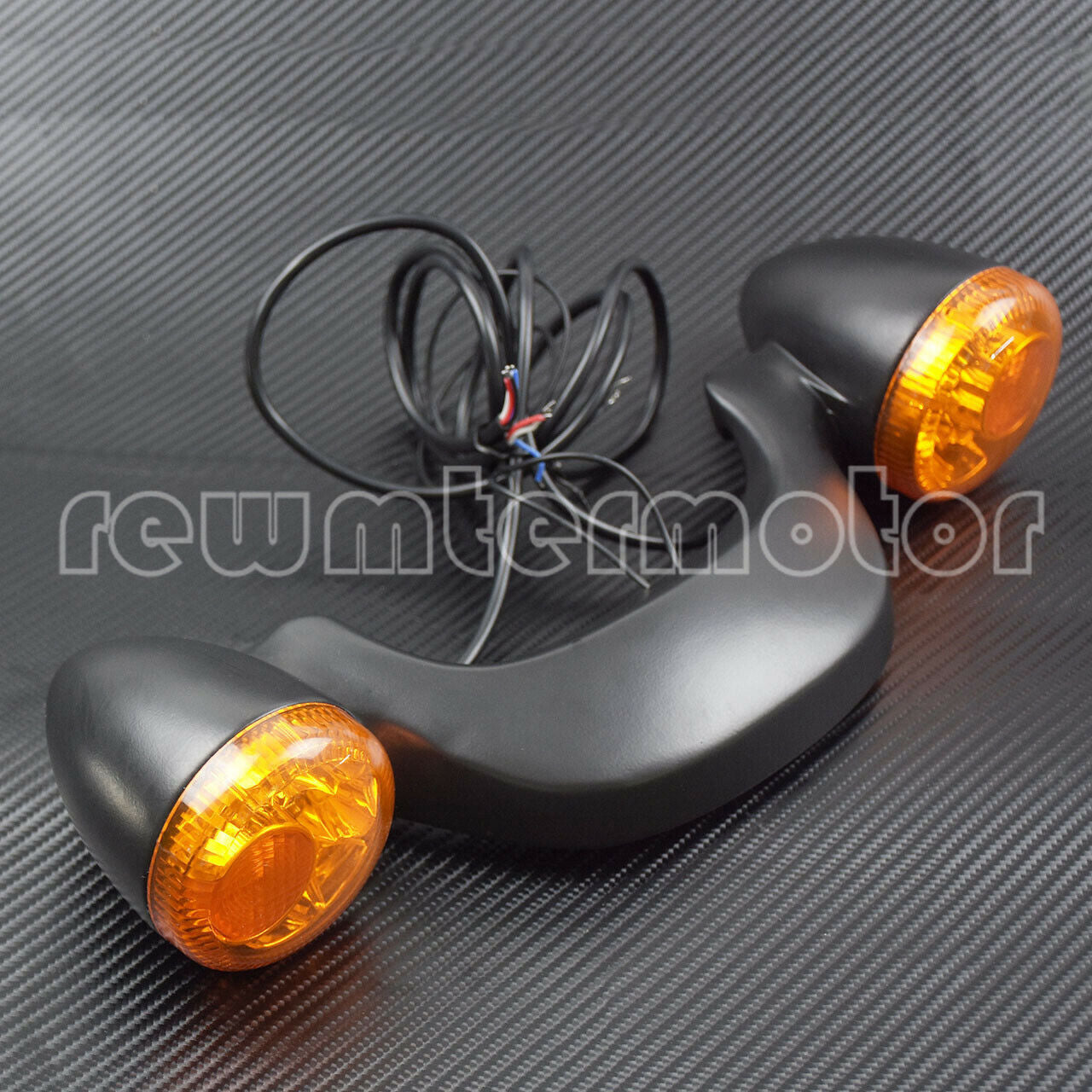 Black Rear LED Brake Light Turn Signal Bar Fit for Harley FLHX Road Glide 10-22