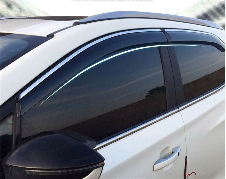 for Cadillac CT5 2020-2024 Car Window Wind Visors Sun Rain Guard Vent Deflectors