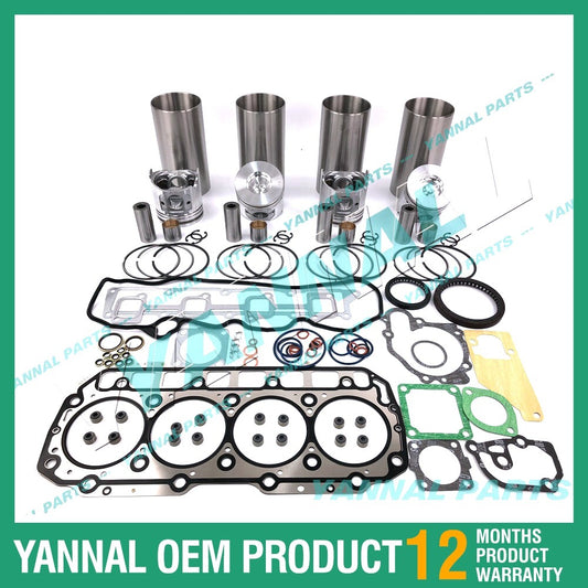 4TNV94 16V Overhaul and Rebuild Kit with Complete Gaskets for Yanmar Diesel Engines