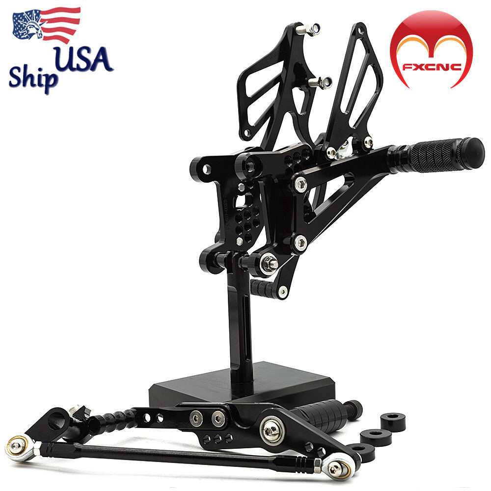 Suitable for Yamaha YZF R1 2007-2008 CNC geared footstool, foot spikes, pedals, and derailleur gears.