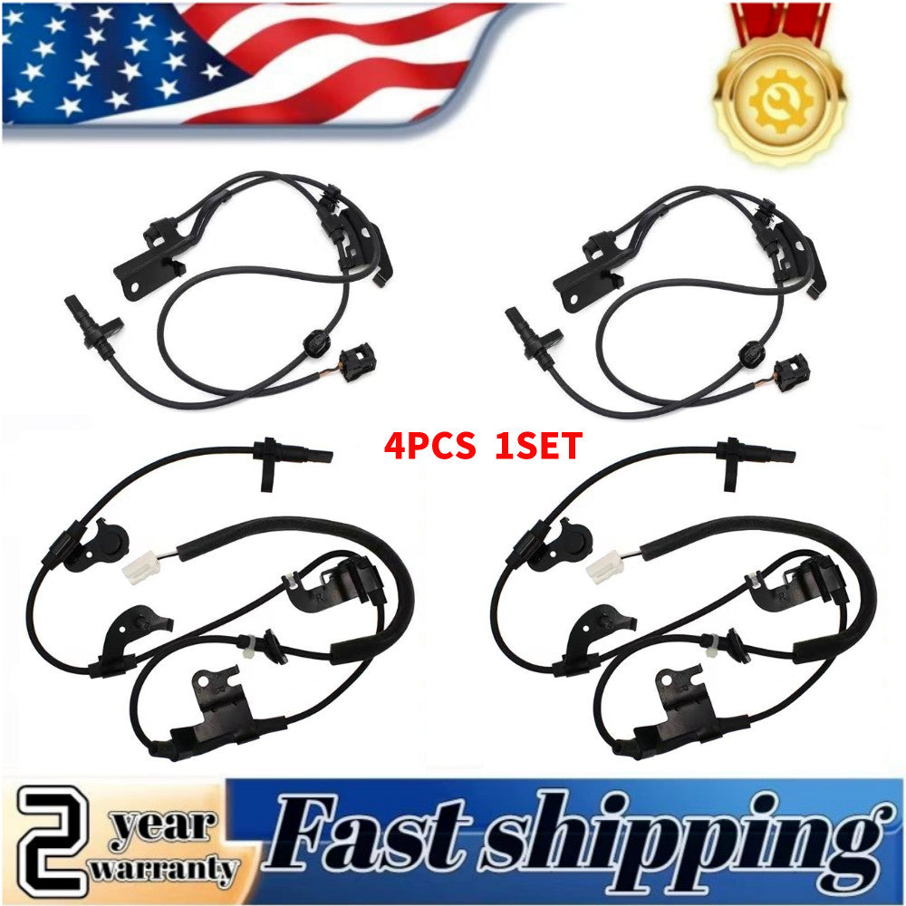 One set of wheel speed sensors (FL RR RL 89543-0R020) for RAV4 2009-2019 ABS
