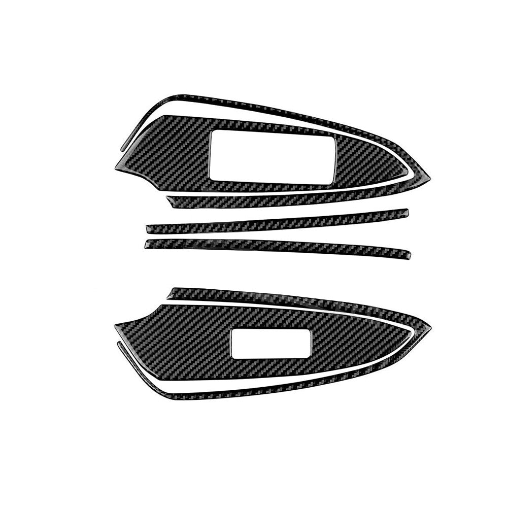 Carbon Fiber Door Window Control Cover Trim for Lexus RC300 350 200T 2015-2020