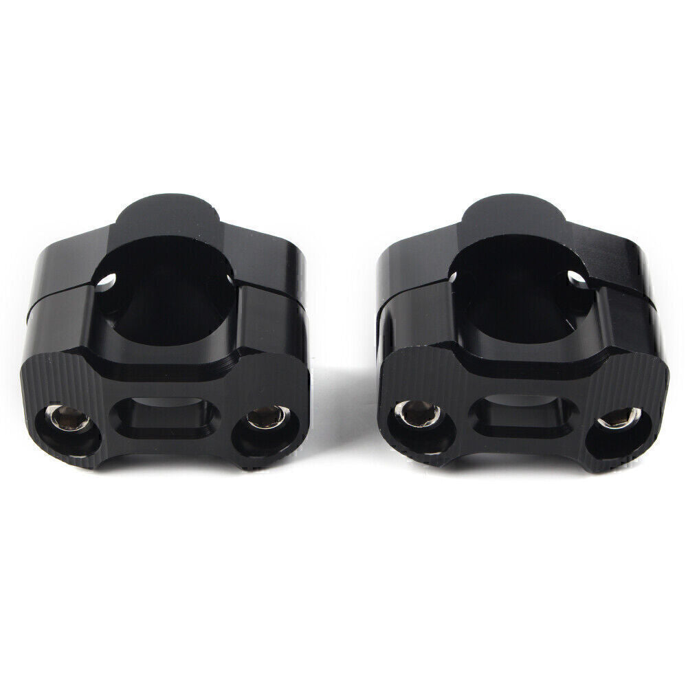 Lenkerklemmen Mount Bar Risers Adapter 7/8-1 1/8 F¨¹r Dirt Bike ATV Blk