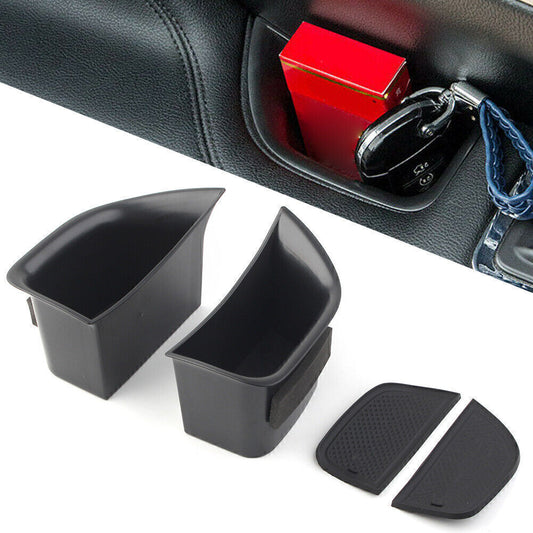 Car Door Handle Armrest Storage Box Tray Bin Kit for Lincoln 2017-18