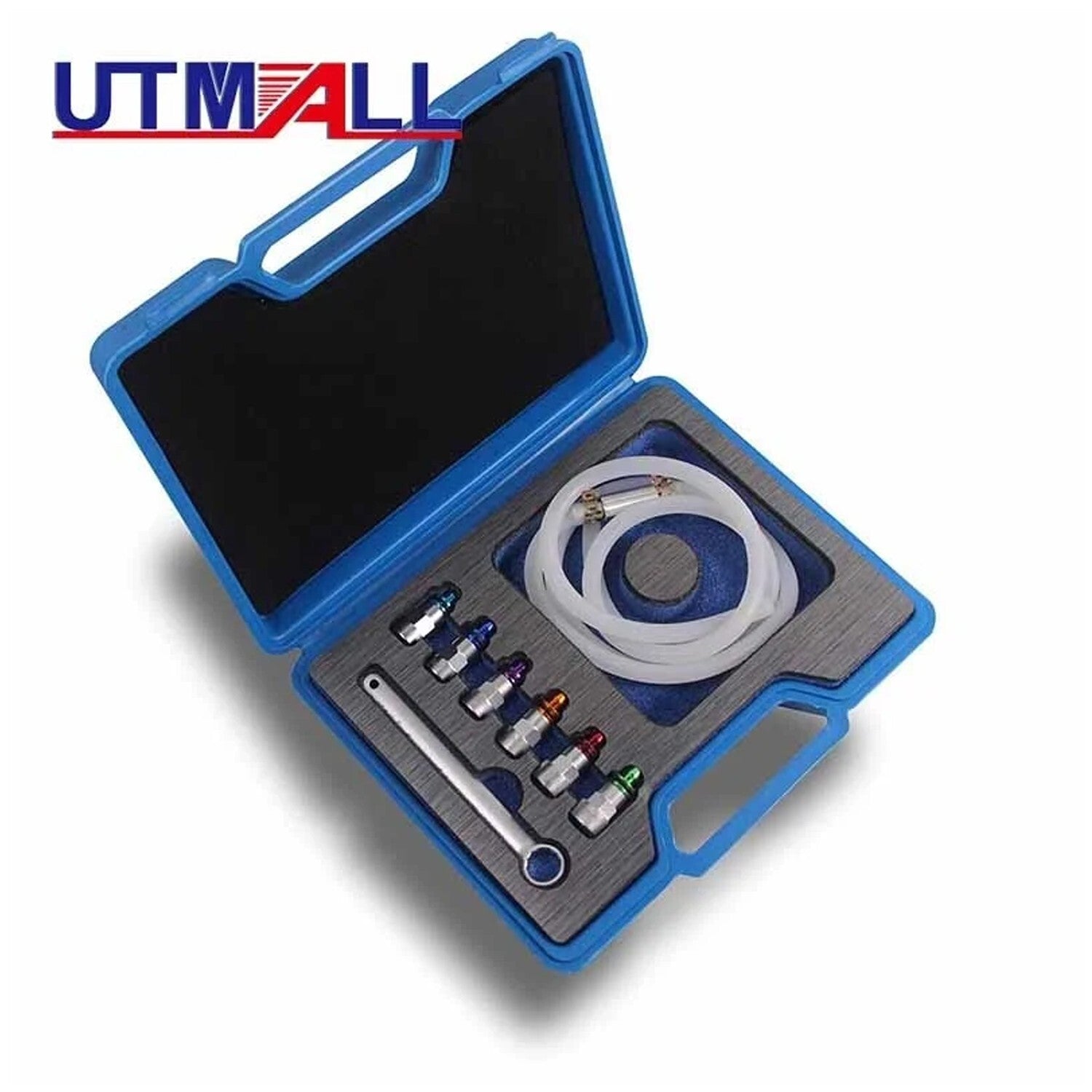 8-piece set of 6-point brake wrench for bleeding, including a 1.2-meter blood vessel outlet.