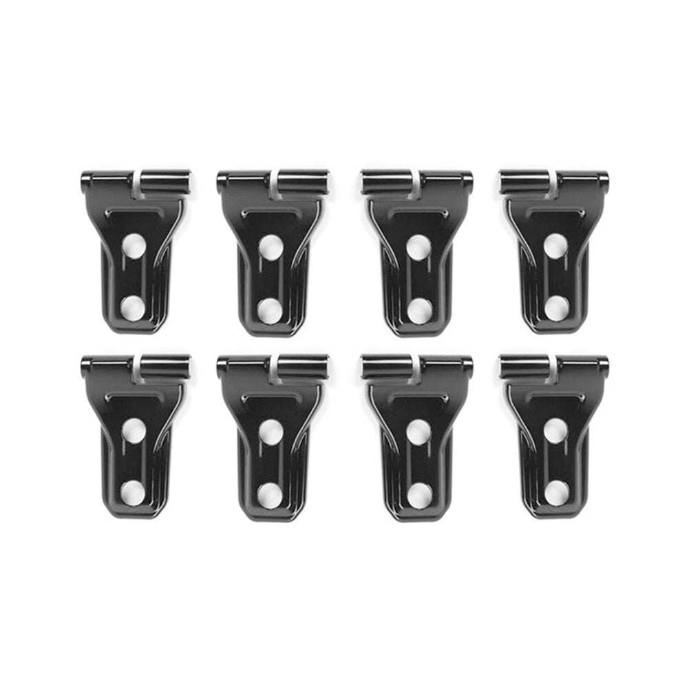 8pcs Black Door Hinge Covers Trim for Jeep for Wrangler JL 2018+ 2018