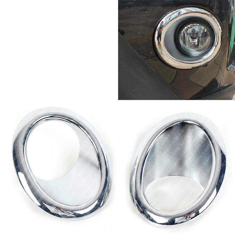 for NISSAN X-TRAIL T31 2011 2012 Chrome Front Fog Light Cover Trim 2PCS