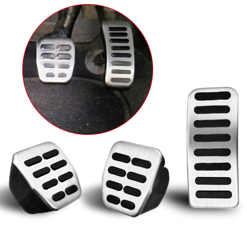 3 Clutch gas Brake Foot Pedal Cover for Volkswagen for Bora MK3 MK4 Lupo Vento for Golf