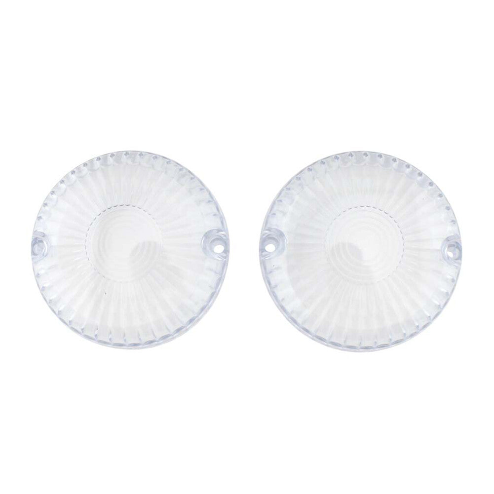 Pair Turn Signal Light Lamp Lens Cover Fit for Yamaha V Star 650 1100 Vmax Clear ne