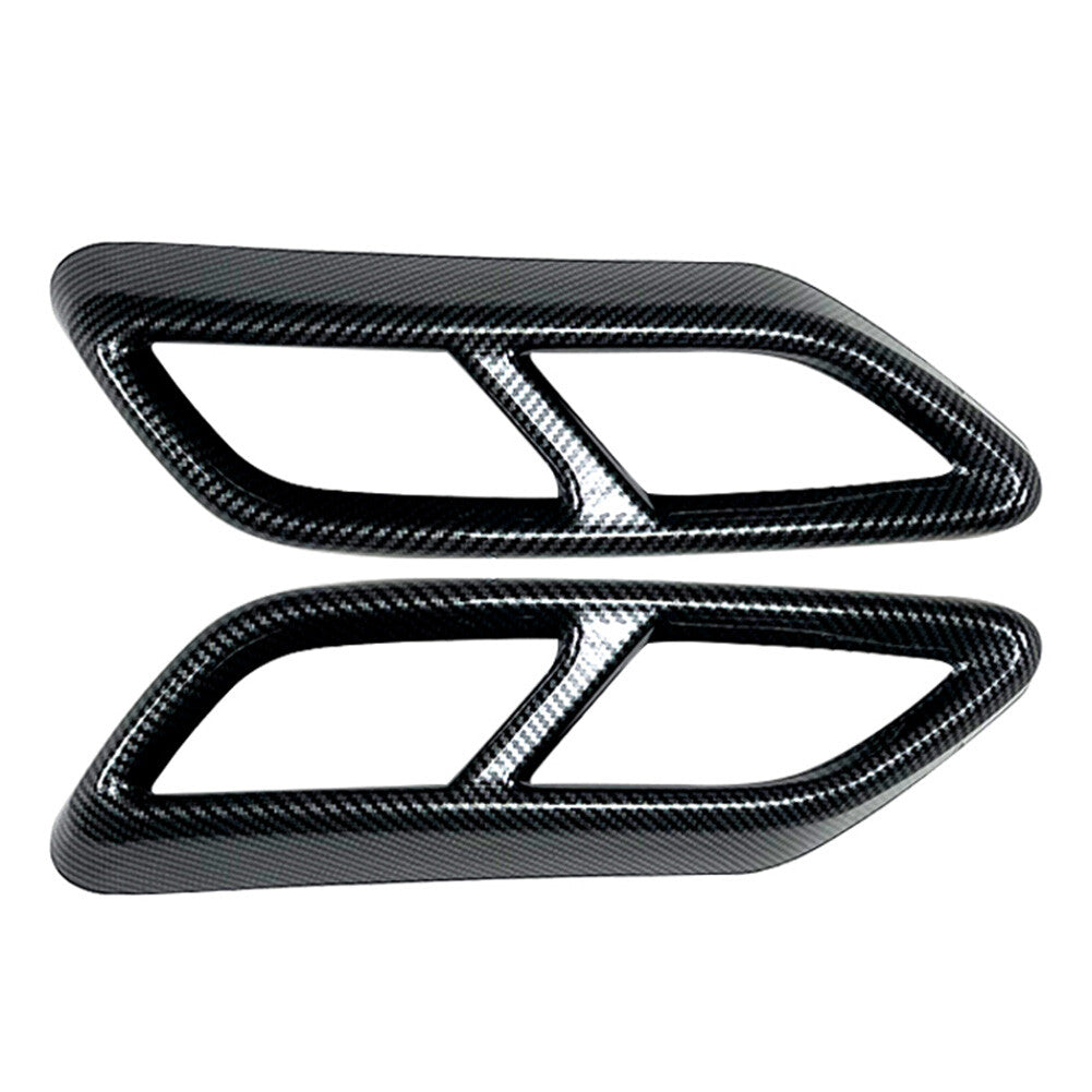 Rear Throat Exhaust Pipe Muffler Tips Cover Trim for Audi A3 8Y 2021-2023 23 21