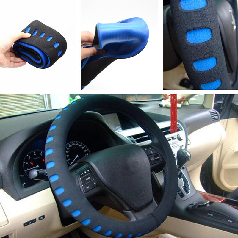 Car Suv Steering Wheel Grip Cover Sup Soft EVA Bubble Cotton Sport Nonslip Cover