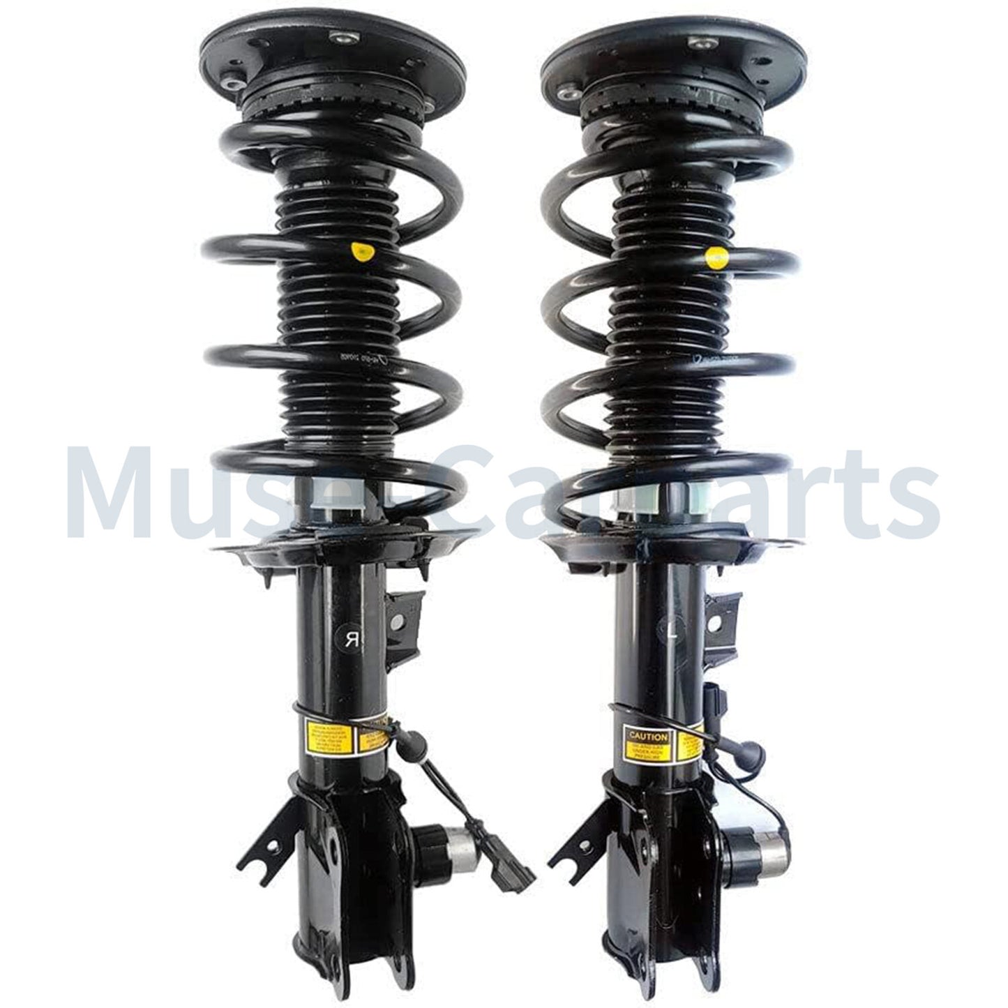 4x Front Rear Shock Struts Assys w/Adaptive Fit for Infiniti Q50 Q60 Sport RWD 16-24