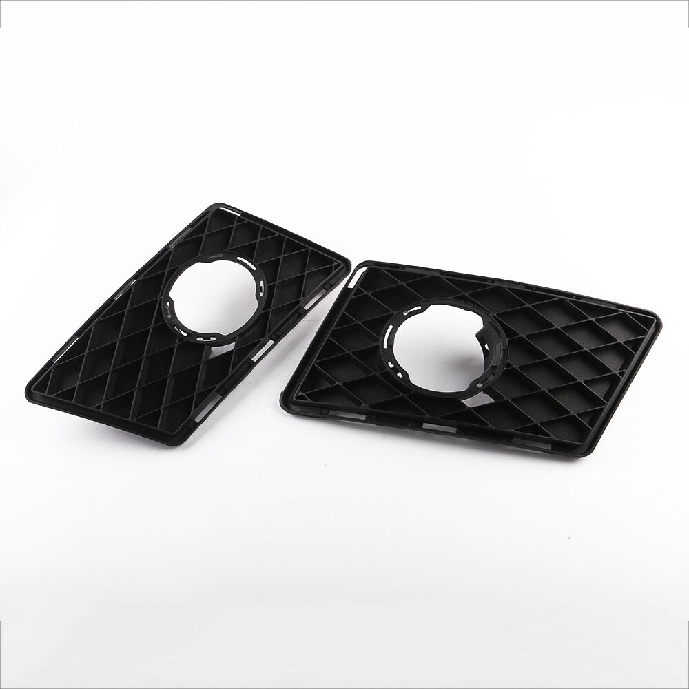 2x Front Bumper Fog Lamp Grill Grille Cover for Mercedes X204 GLK 350 Left+Right