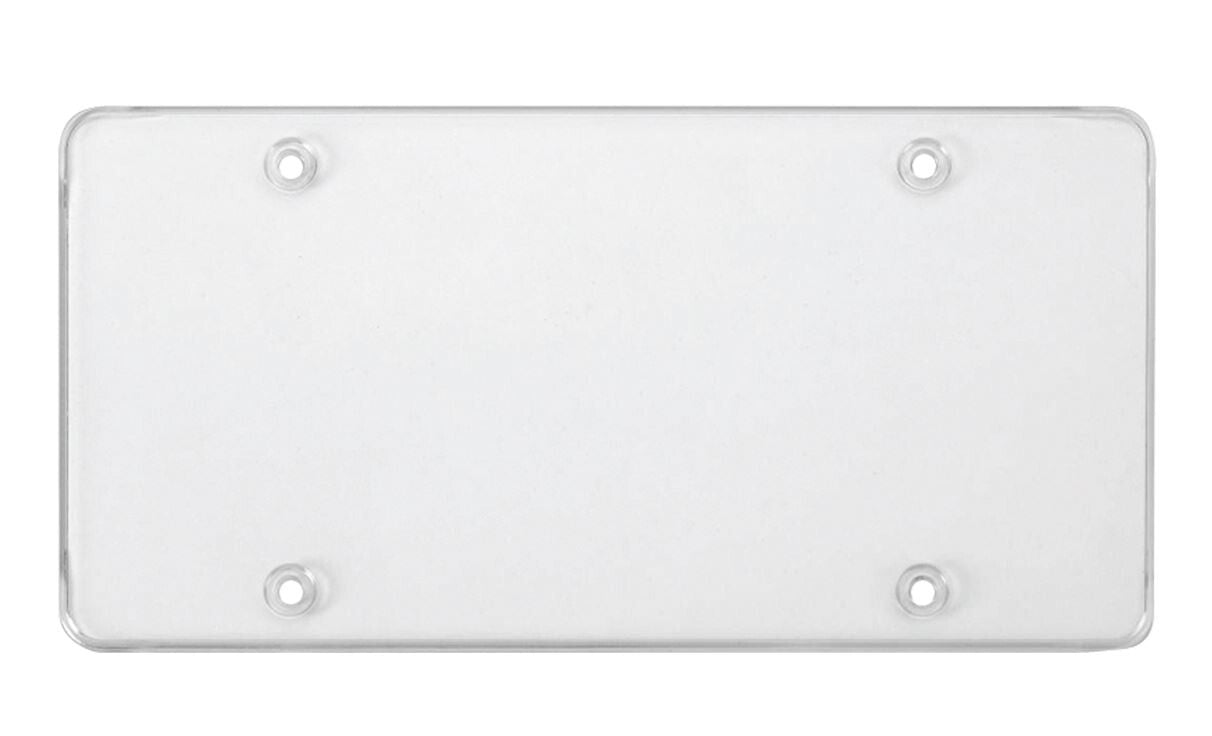 2-piece car license plate frame cover, front cover, rear trunk transparent, suitable for VW .