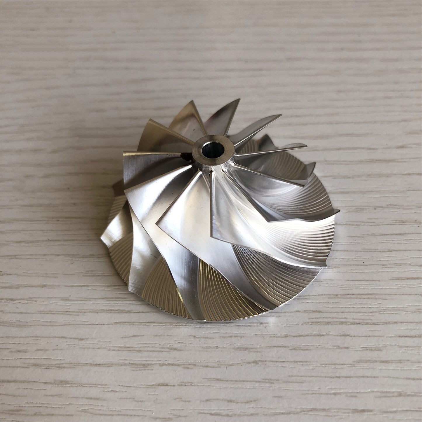RHF4H 43.50/60.00 mm 11+0 Blade High-Performance Turbine Billet Compressor Wheel