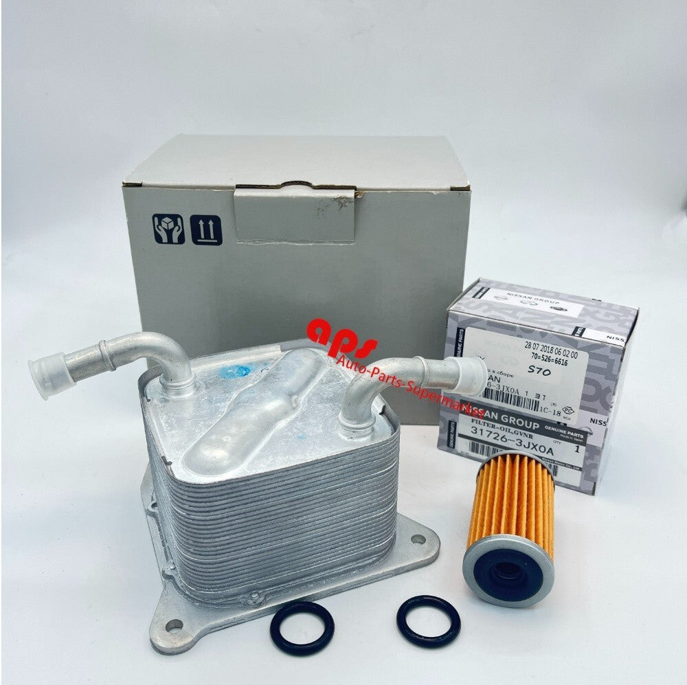 new for Nissan Sentra 1.8L transmission oil cooler kit (21606-3JX2B) for 2013-2019 models.