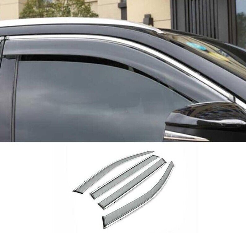 for Cadillac CT6 2016-2020 Car Window Wind Visors Sun Rain Guard Vent Deflectors