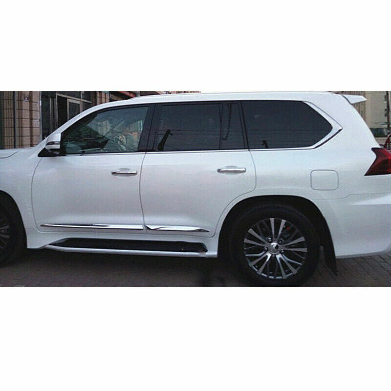 4p for Lexus LX570 2016-2021 ABS Chromed Side Door Body Molding Cover Trim decor
