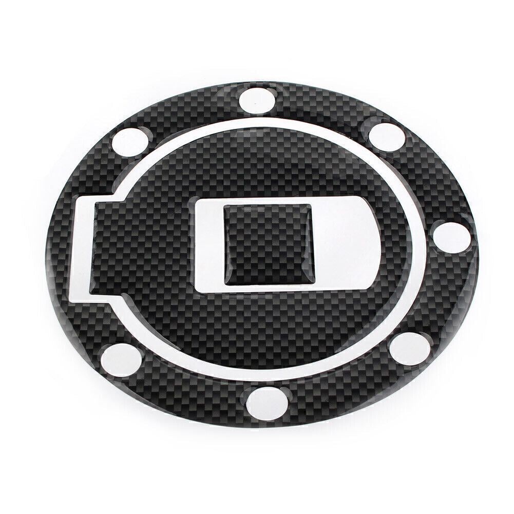 Gas Tank Fuel Cap Cover Pad Fit for Yamaha R1/R6/600 YZF/FZR/FJ/FJR Perforated 98-99