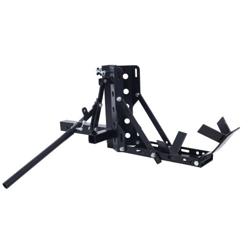 Motorcycle 2-inch to 5/8-inch receiver trailer mount pull rear tow rack