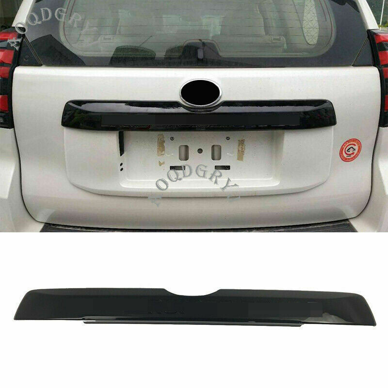 for Toyota Prado 150 2018-2021 Piano black Rear Door Trunk Lid Cover Decor Trim