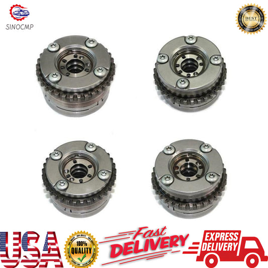 4PCS Camshaft Adjuster VVT Sprockets for M276 for Mercedes W212 GL450 E400 3.0L 3.5L