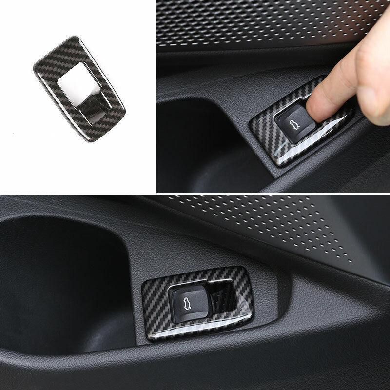for BMW 3-Series G20 2019-2021 Carbon Fiber Tailgate Rear Door Switch Cover Trim