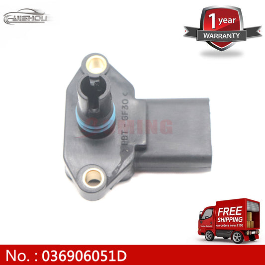Manifold pressure sensor 036906051D is suitable for Audi seats and for Skoda for VW seats. (036906051-)