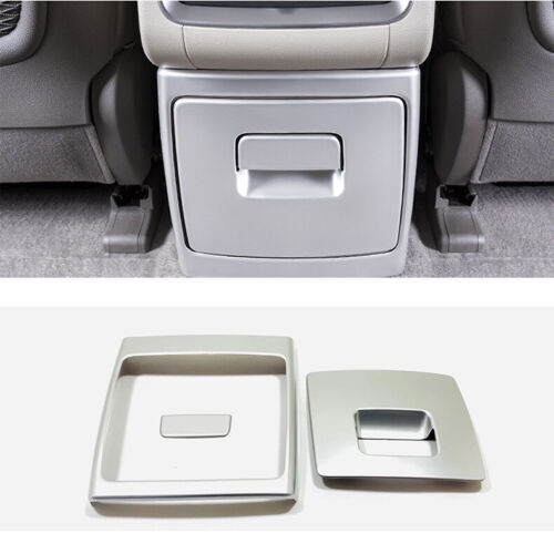 3For for Kia Carnival 2022-2023 Silver Rear Bottom Air Vent Outlet Cover Trim Guard