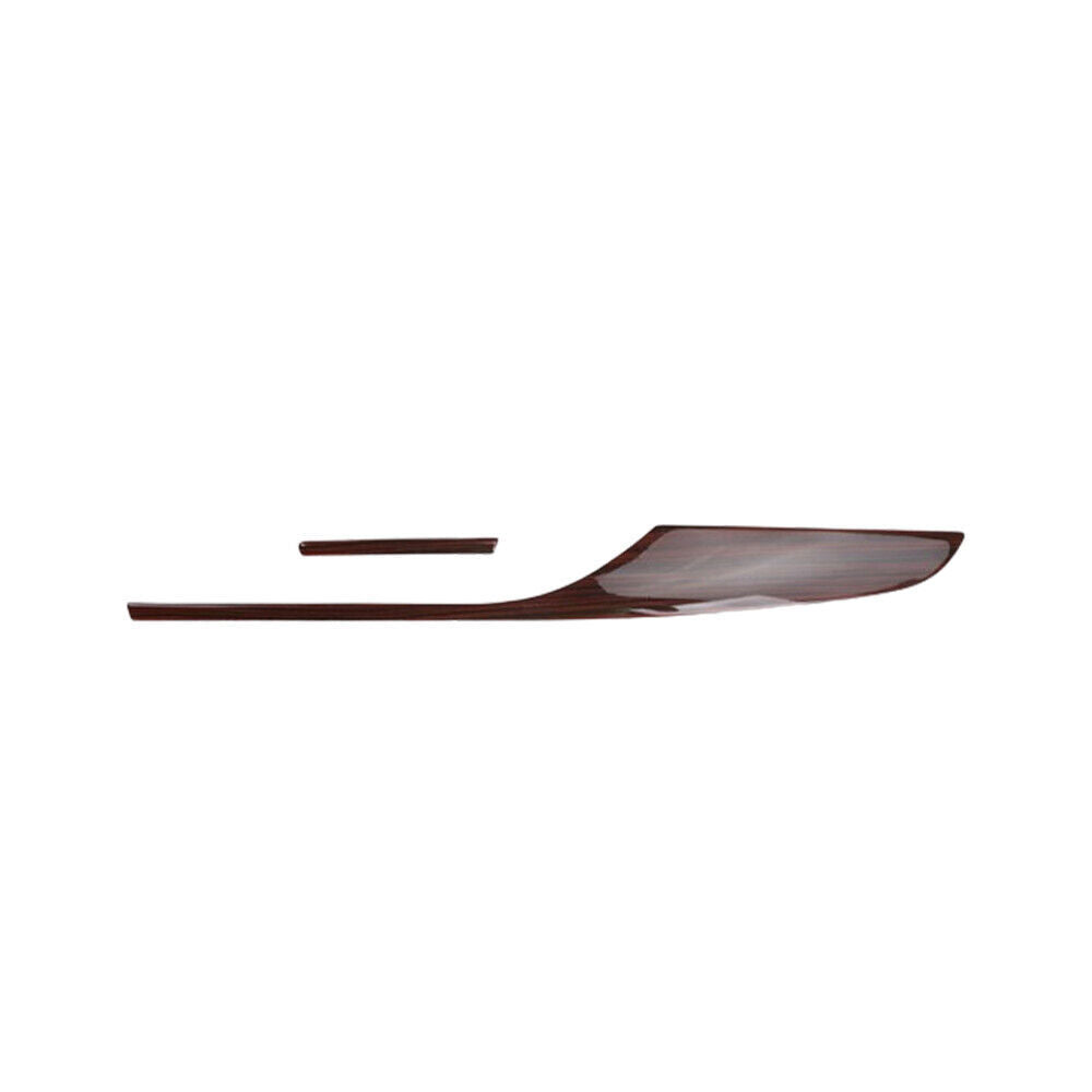 for Audi A6 2012-2018 Peach Wood Grain Inner Console Instrument Strip Cover Trim