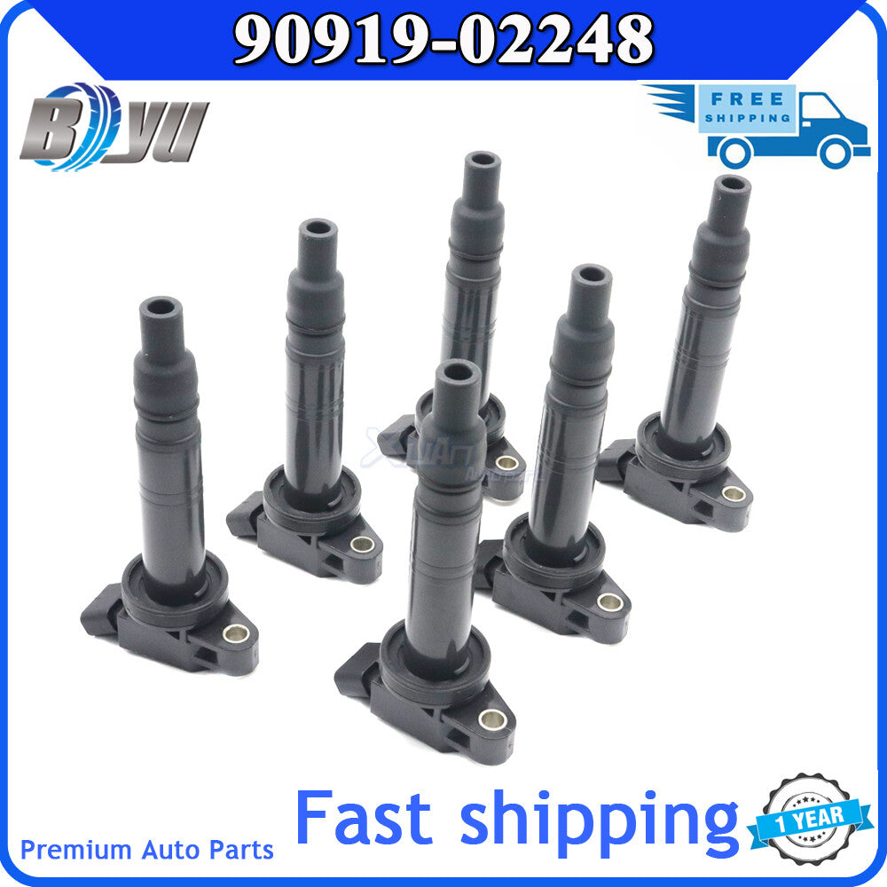 Brand new ignition coils for Toyota Matrix, Solara, Tacoma, Tundra, and for Lexus (05-19 9091902248).