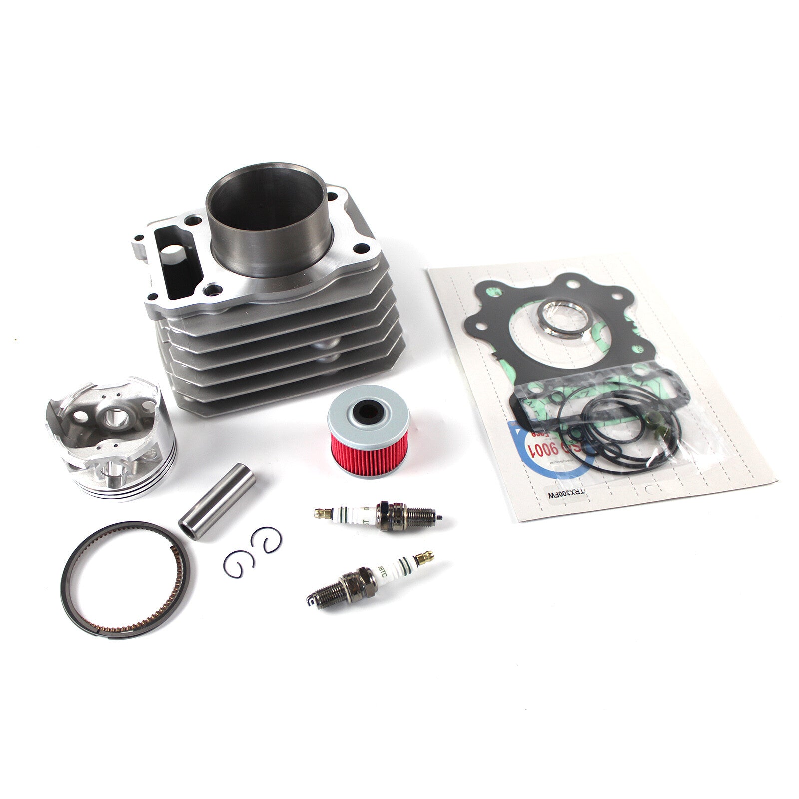 Cylinder Top End Rebuild Kit Fit for Honda TRX 300 Fourtrax FW 4x4 2x4 1988-2000