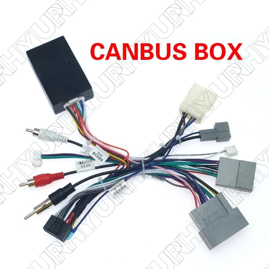 New Car Audio Radio Player 16PIN Android Power Calbe Adapter With Canbus Box