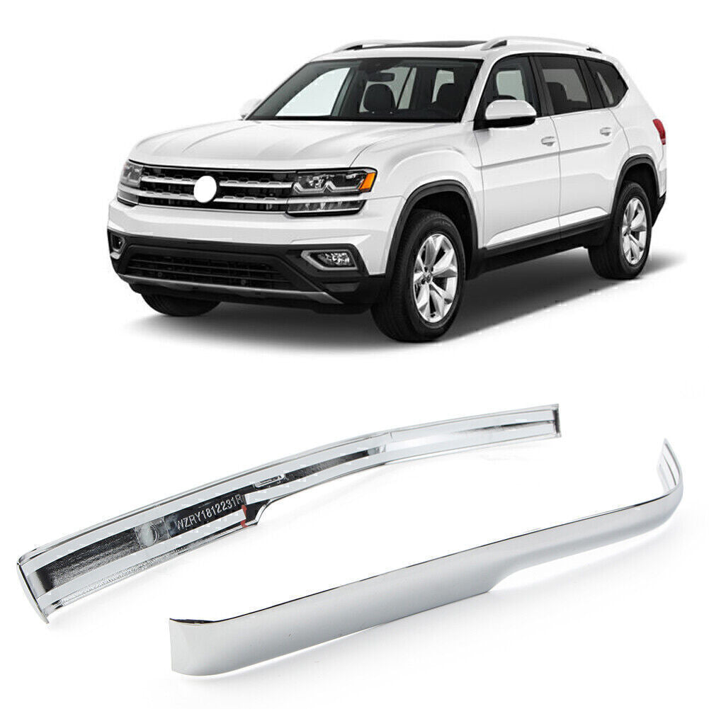 2x Chrome Rearview Door Mirror Cover Trim Strip Fit for Volkswagen Atlas 2017-2024