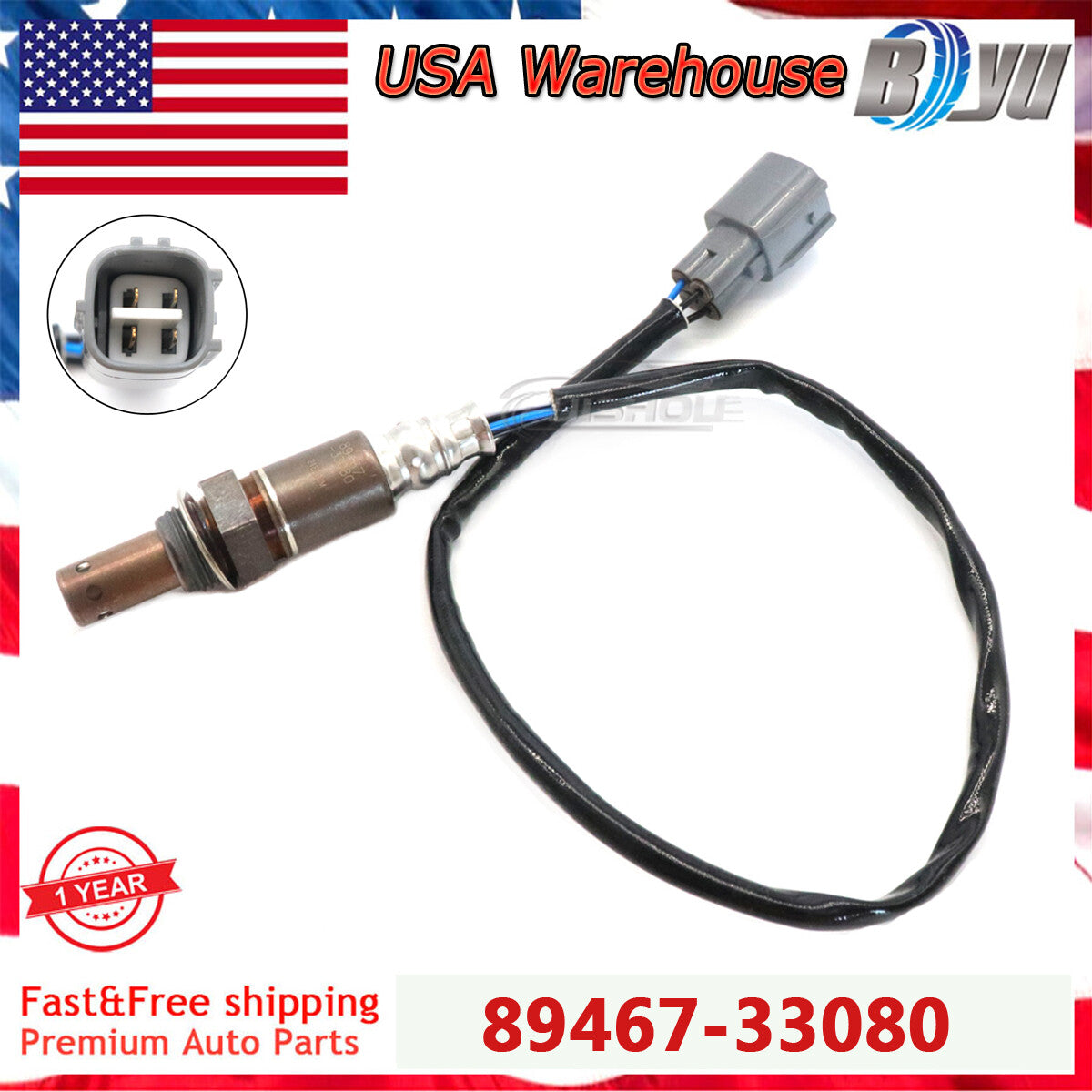 Air Fuel Ratio Lambda Oxygen Sensor 89467-33080 for Toyota for Avalon for Camry for Lexus US