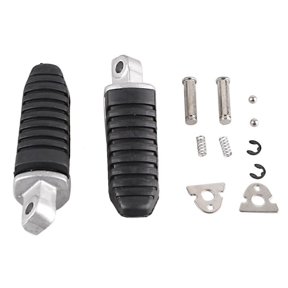 Rear Footrests Foot Pegs Black for Suzuki Hayabusa GSX1300R GSXR 1300 2008-2012