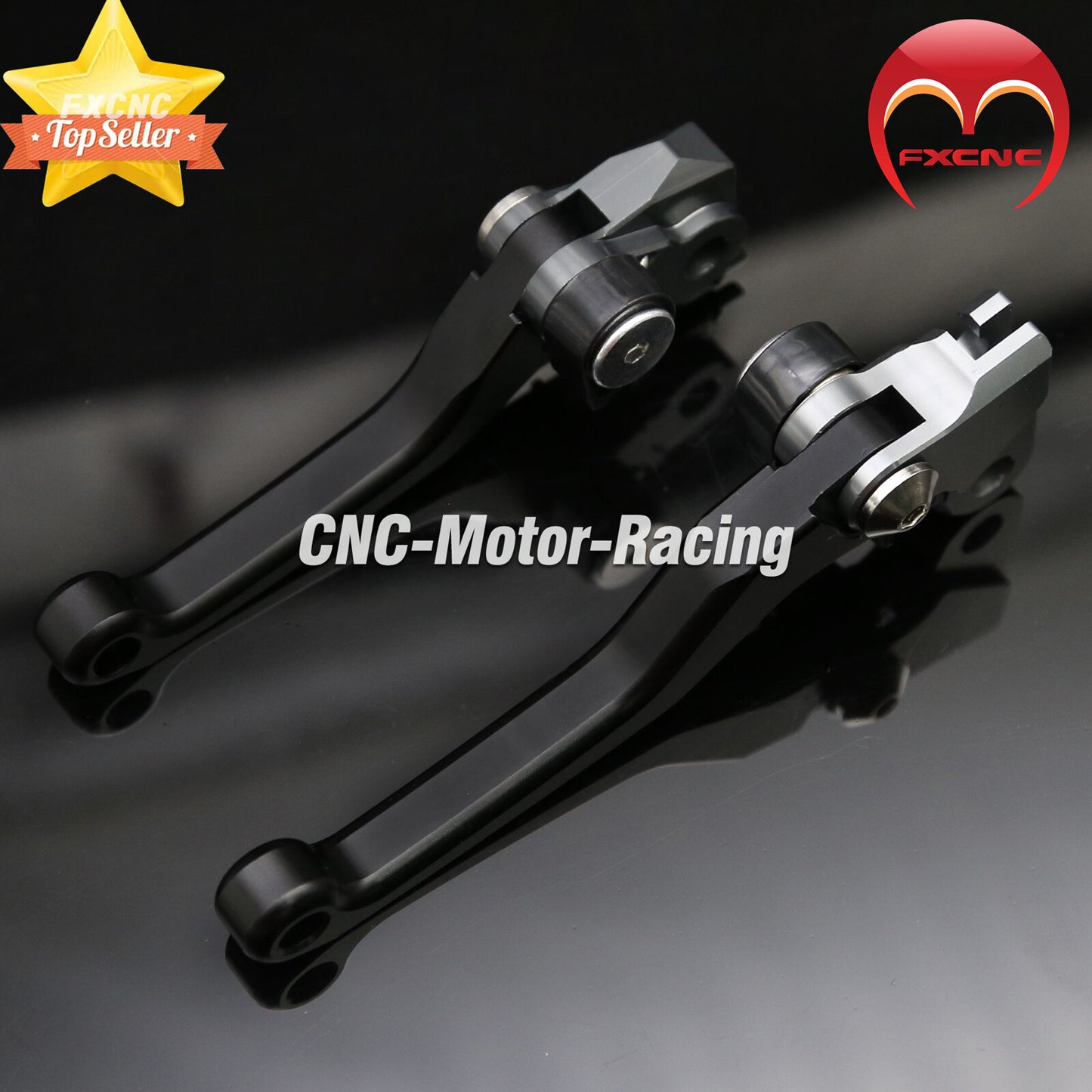 CNC off-road bicycle clutch and brake lever for Honda CR125R and CR250R (1992-2002/2003).