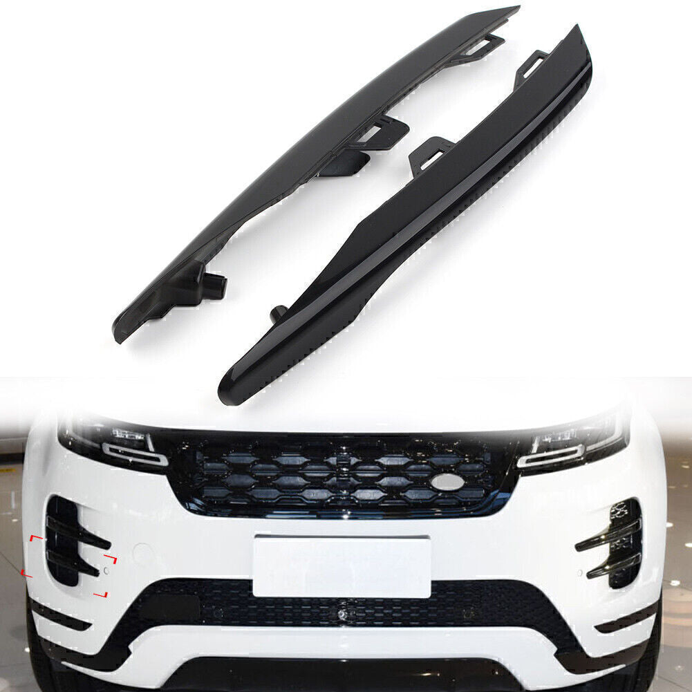 Pair Lower Fog Light Lamp Strip Trim for Land Rover for Range Rover Evoque 2020-22