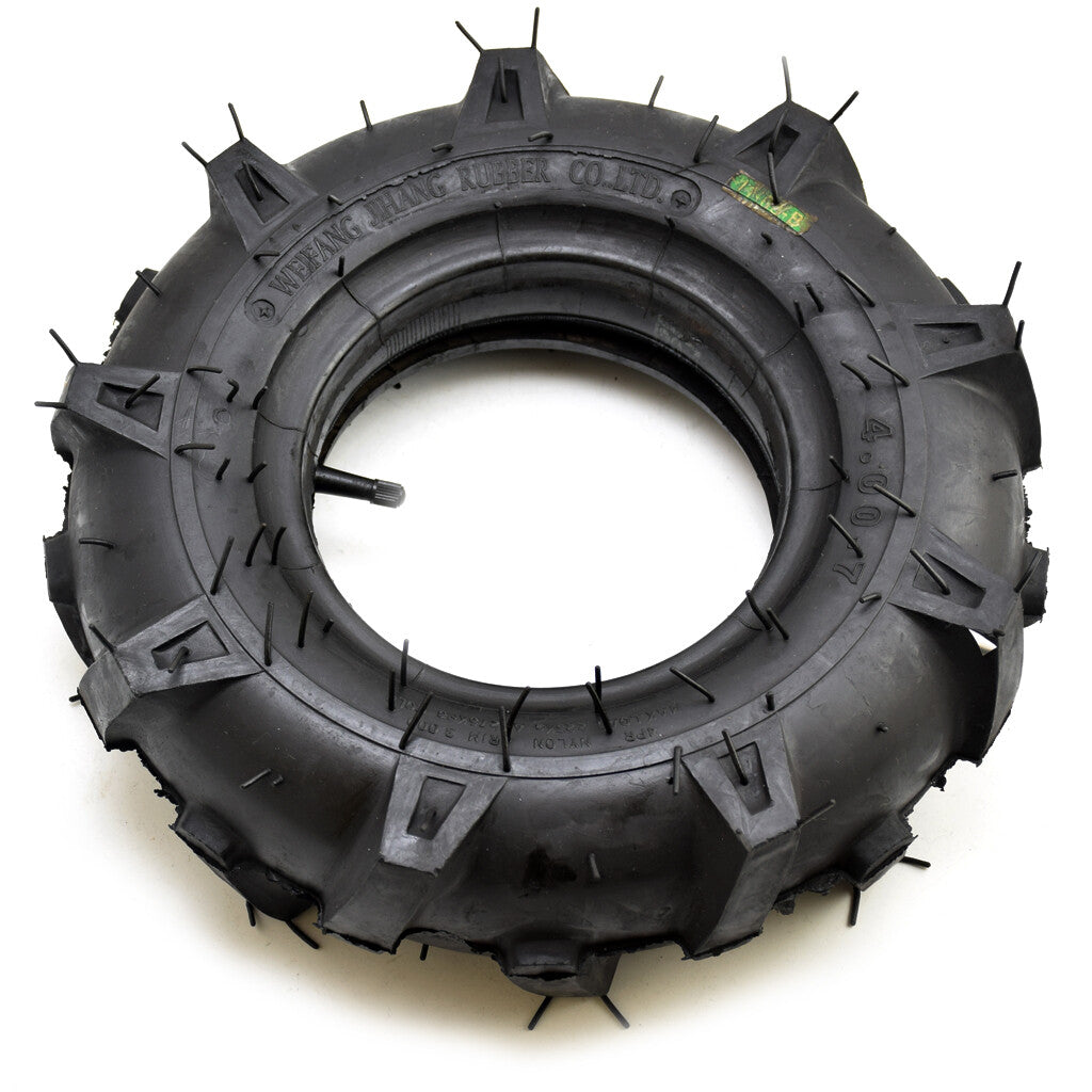 4.00-7 Tires Tubeless 4PR Tractor Tread Lawn Mower Tires Replacement for Golf Cart