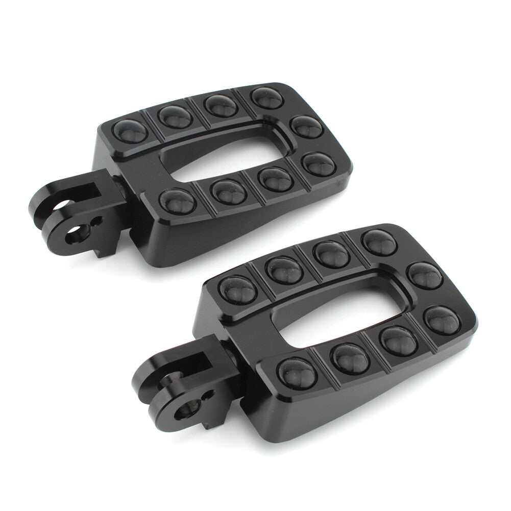 For T100 2002-2013 Adventurer Black Rear Foot Peg Footrest Foot Pedal Non-slip