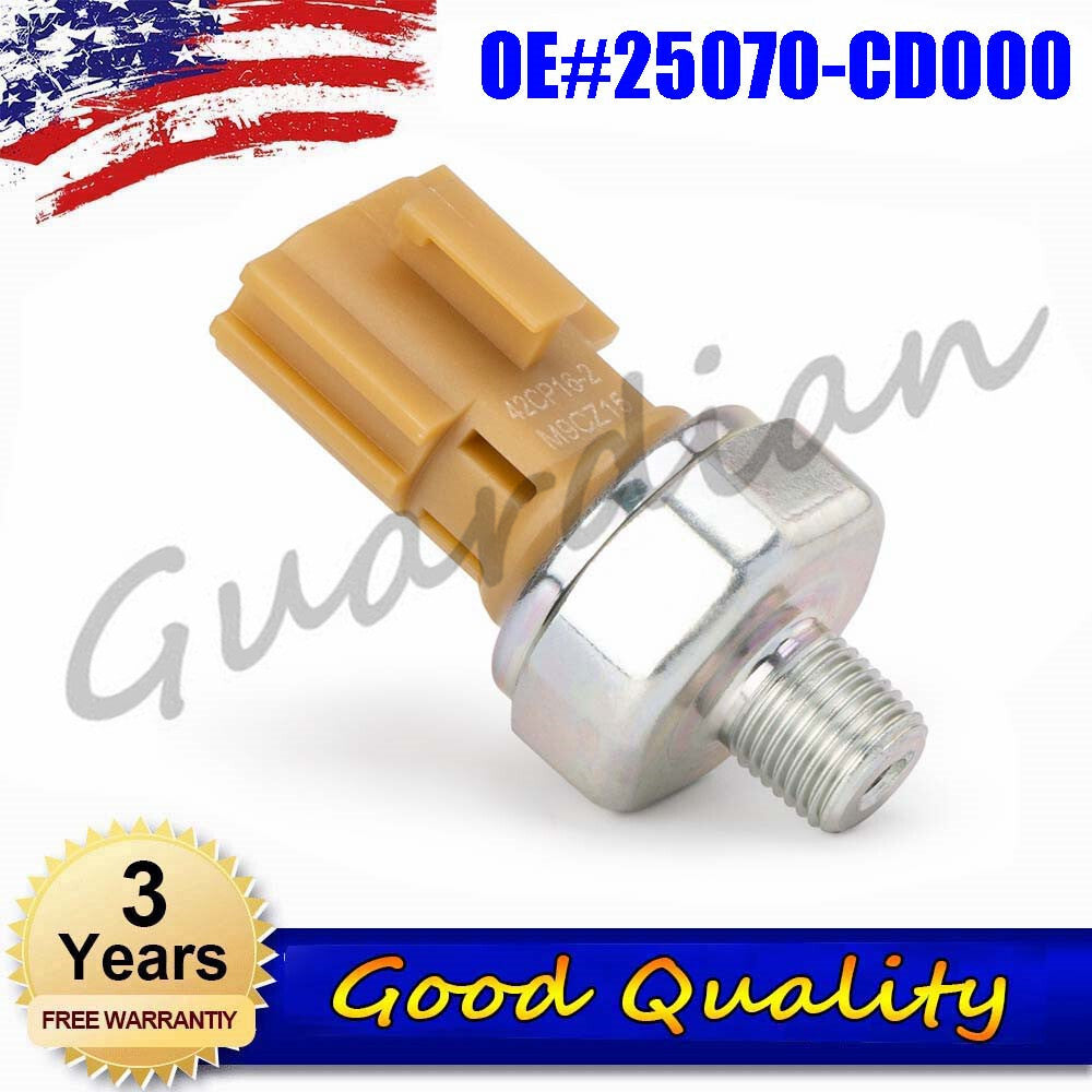 Oil pressure sensor transmitter switch 25070-CD000 is suitable for Infiniti QX56 and for Nissan 350Z.