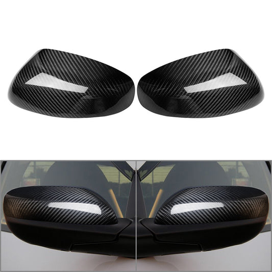 Carbon Fiber Rearview Door Mirror Cover Side Wing Mirror Protective Cap