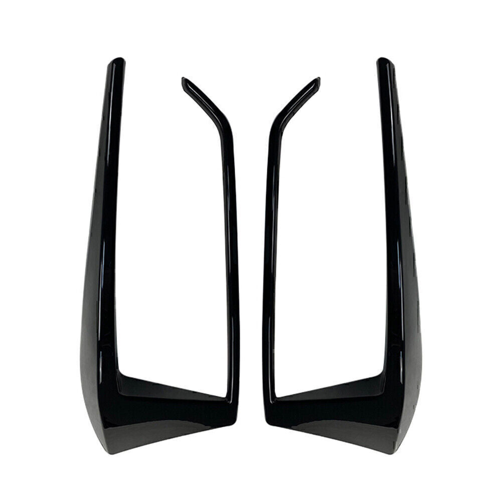 Black Rear Bumper Spoiler Fog Light Cover Fit for VW for Golf 7.5 Mk7.5 2016-2019 18
