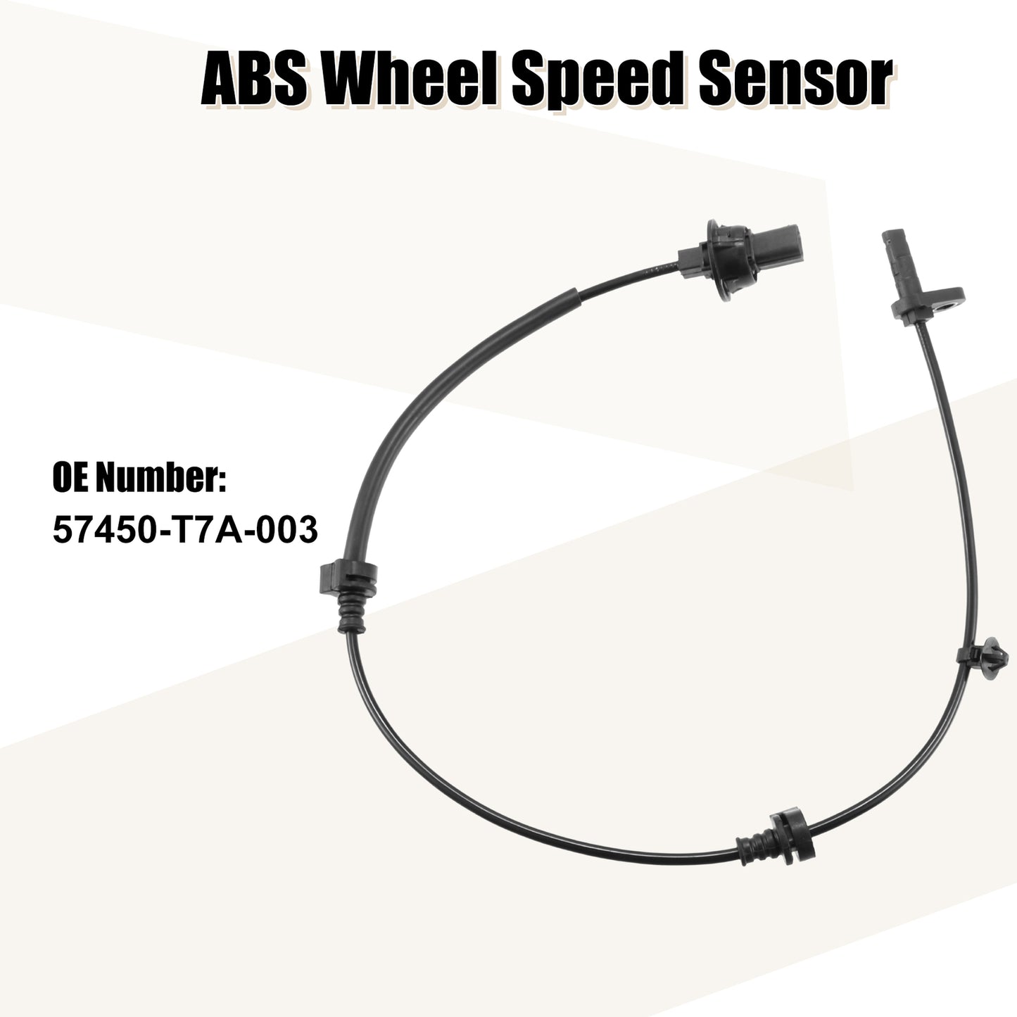 Wheel speed sensor 57450-T7A-003 for front right ABS of HRV XRV Vezel 1.8L and 1.5L vehicles.