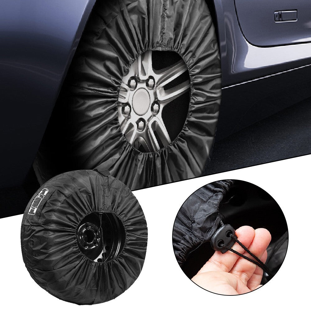 13-23 Car Spare Tyre Tire Protection Cover Carry Tote Handle Storage Bags New