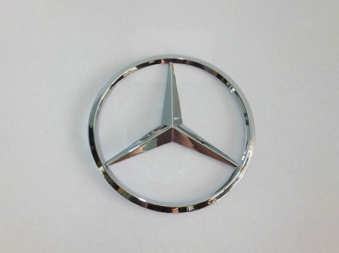 Emblem For AMG 75mm Star Trunk Badge Chrome New