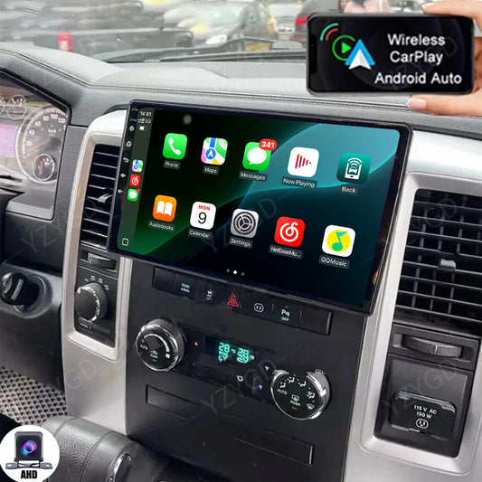 for Dodge for RAM 1500 2009-2012 Stereo Android Auto Carplay Car Radio Screen GPS BT